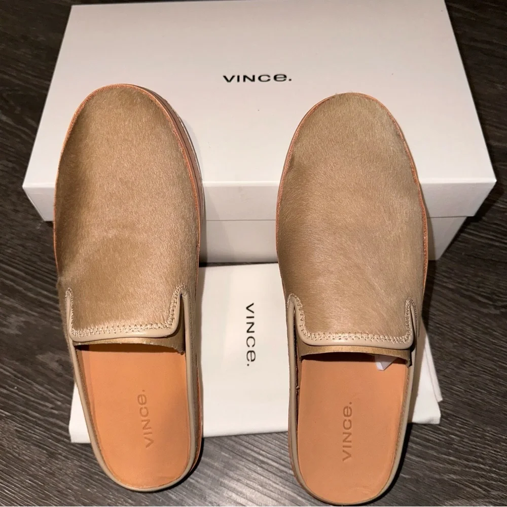 Price Firm - VINCE Calf Hair Flats